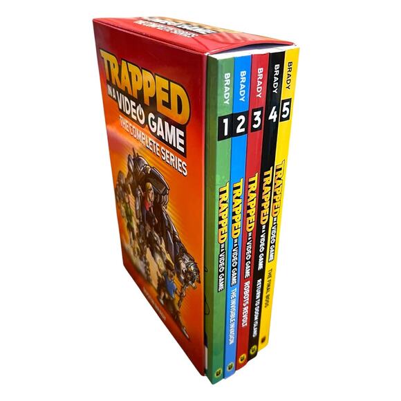 Trapped in a Video Game The Complete Series #1-5 Paperback Books - Picture 1 of 12
